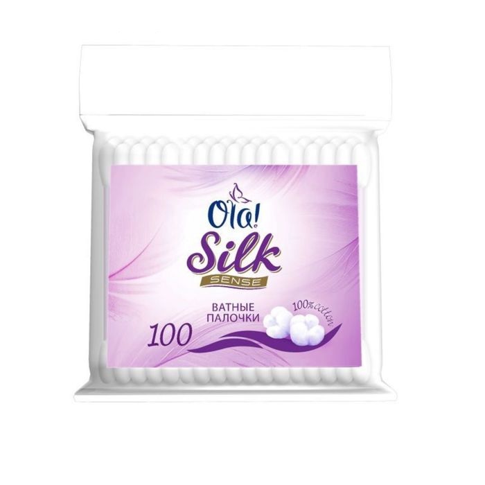Ватные палочки ОЛА Silk Sense п/э 100 шт
