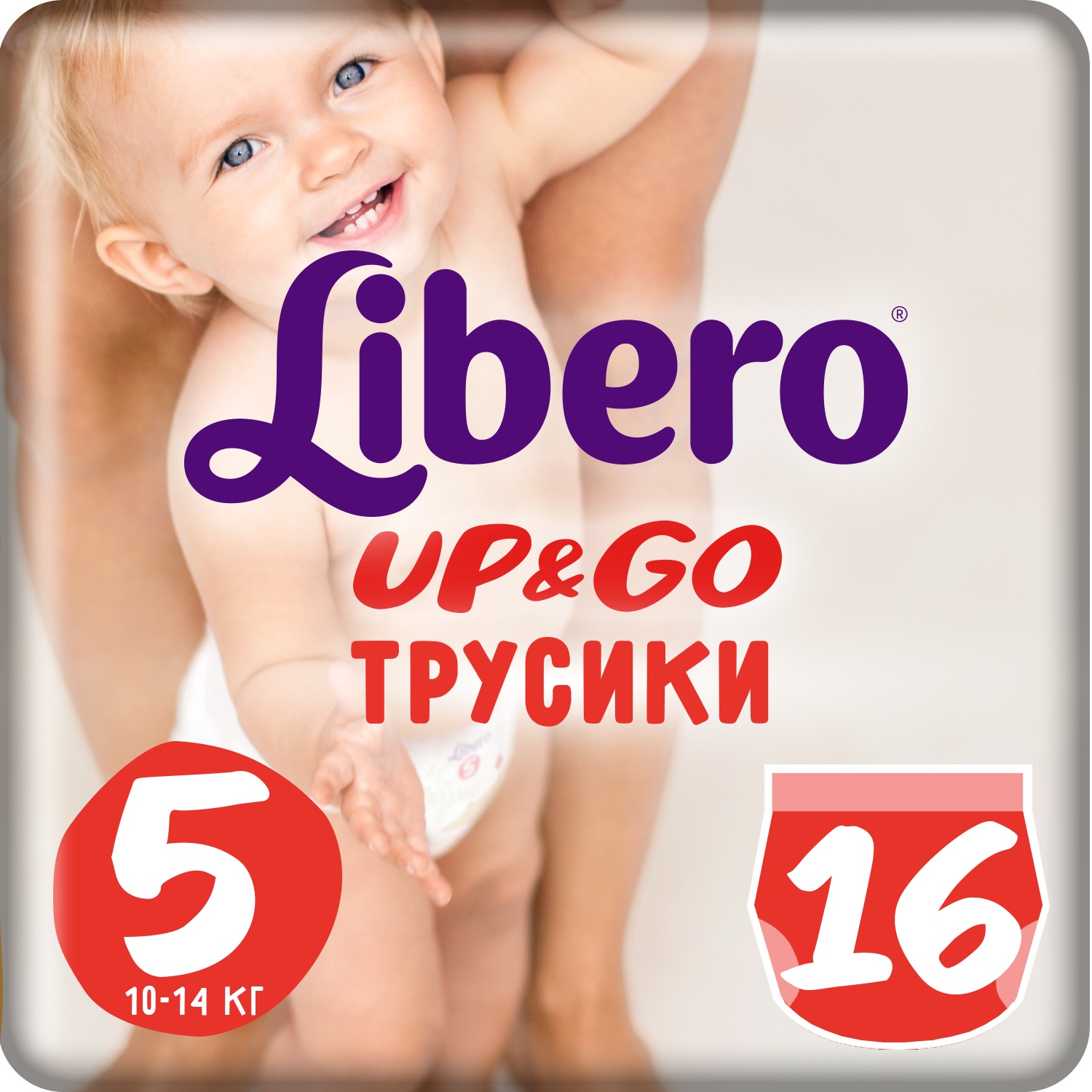 ЛИБЕРО Up & Go 5 (10-14кг) 16шт 558600