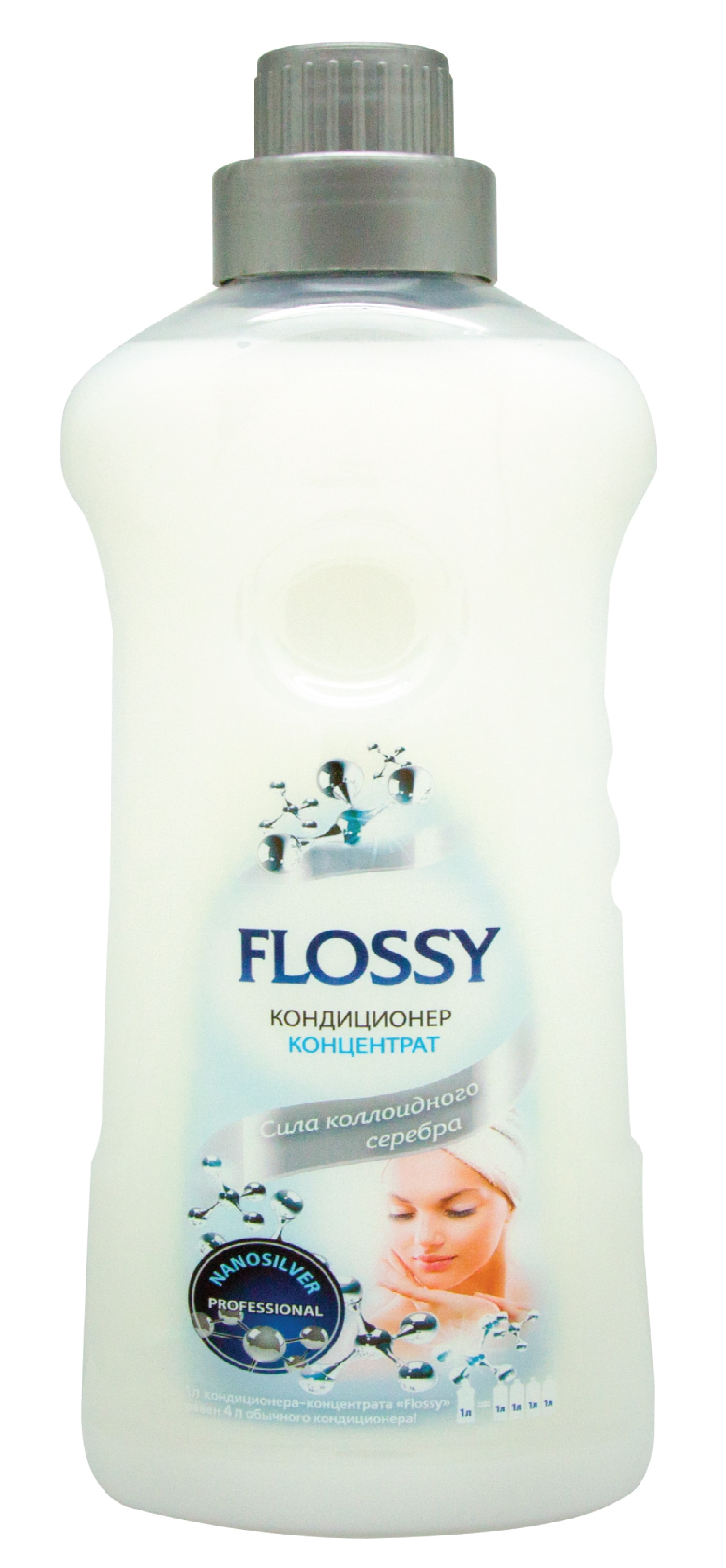 Flossy 1л конд.конц.Сила серебра