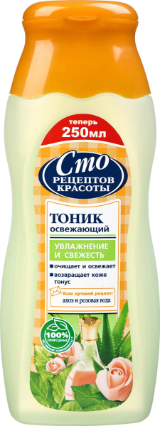 СТО РЕЦ.КРАС.тоник д/л 250мл Освеж.увл.и свеж.