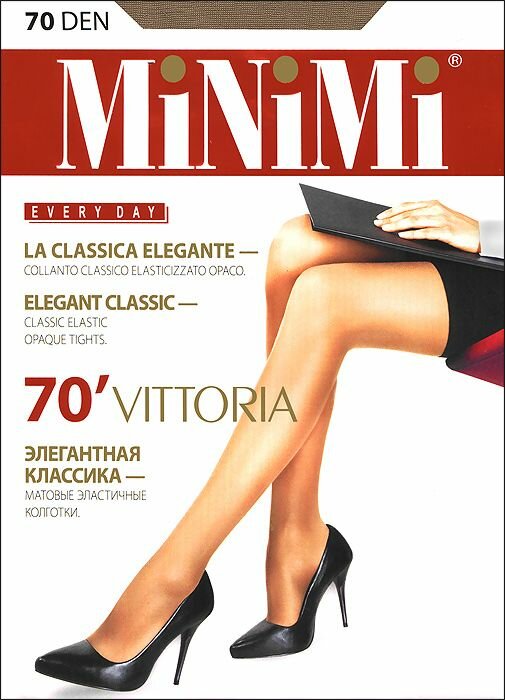 MINIMI Колготки VITTORIA 70 (шортики)/fumo/2