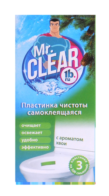 Пластинки чист.3шт д/унит.Хвоя Mr.Clear 1b.ru
