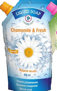 Мыло жидкое 1b.ru Chamomile&Fresh 500мл Дой-пак