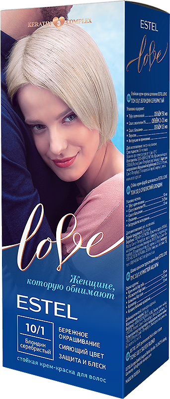 ЭСТЕЛЬ LOVE  10/1 Блондин серебристый