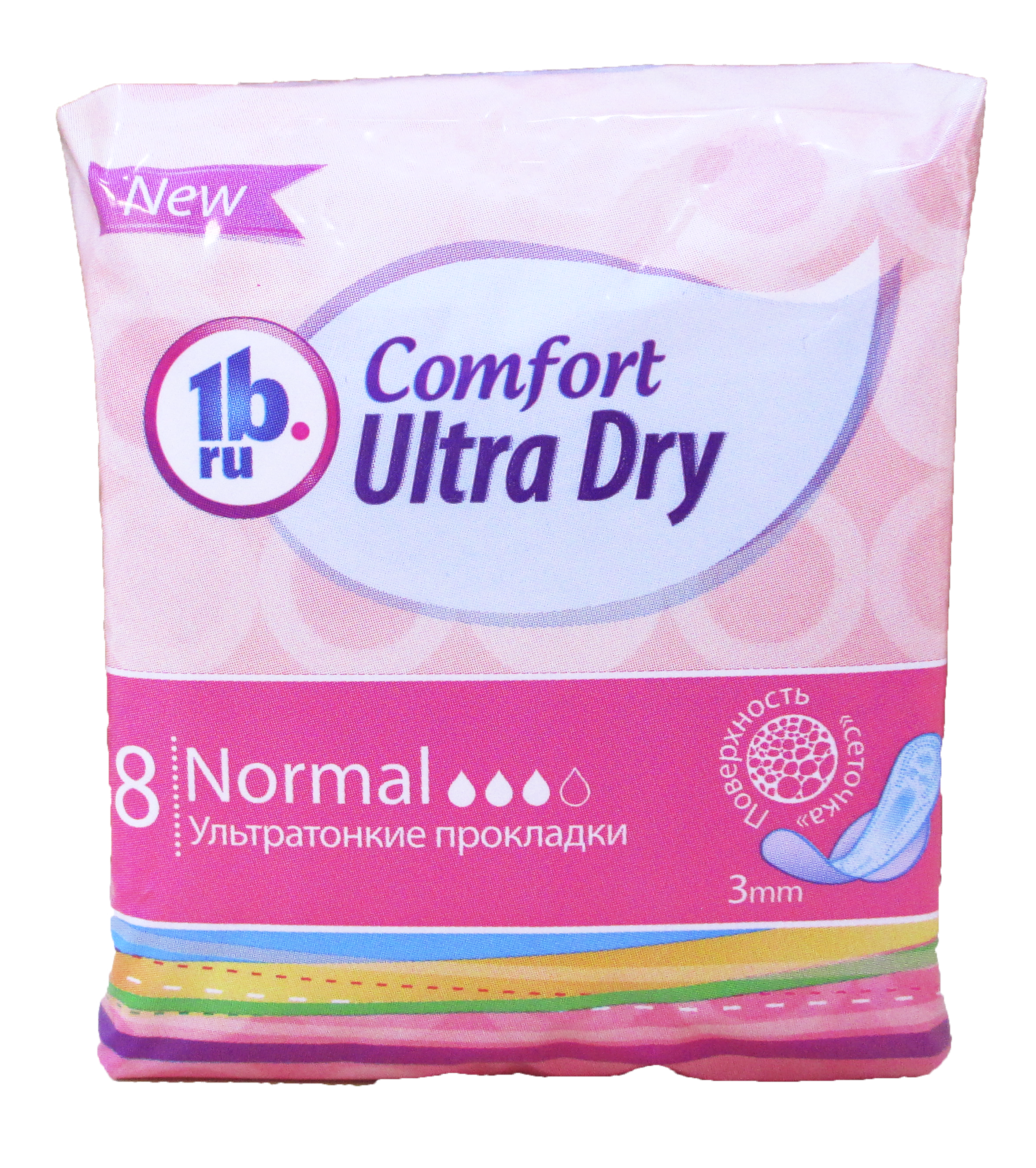 Гигиен.прокладки Comfort 1b.ru Dry ультратонкие 8шт