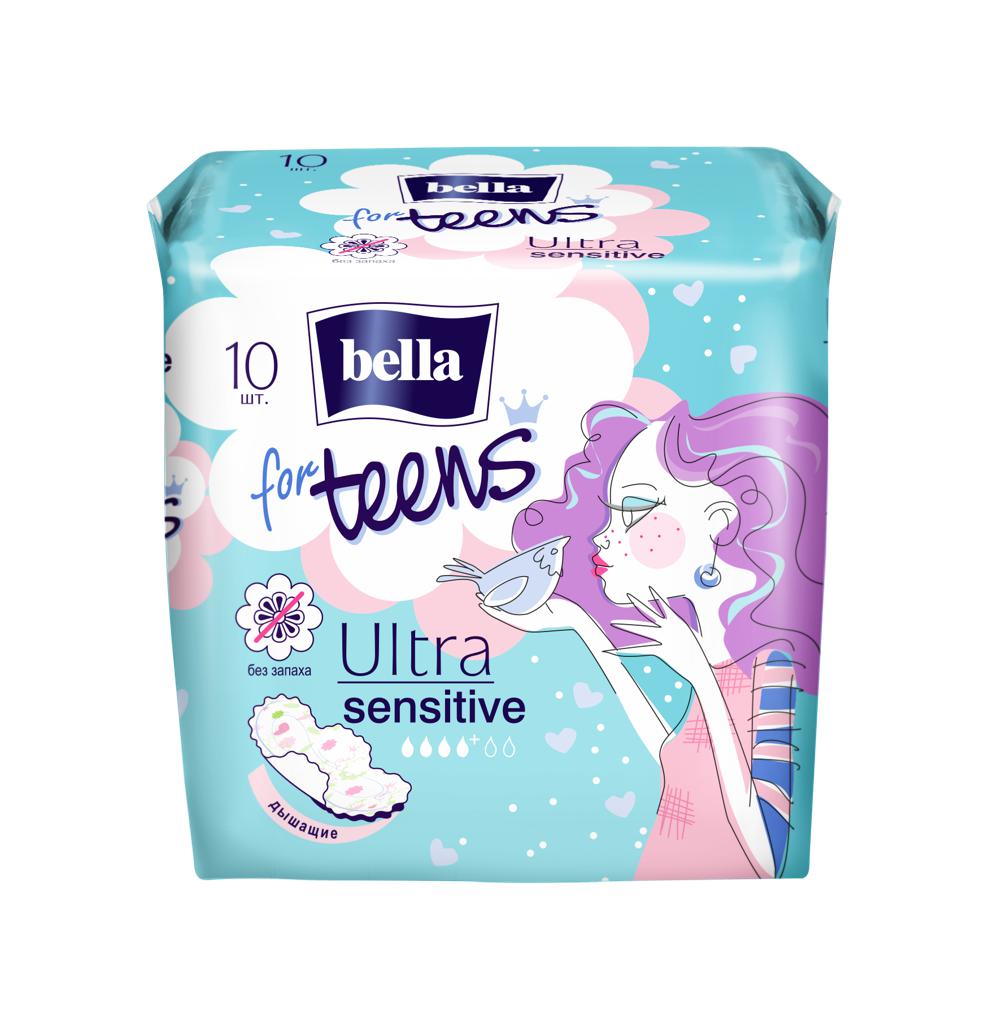 Прокладки bella for teens Ultra sensitive супертонкие 10шт