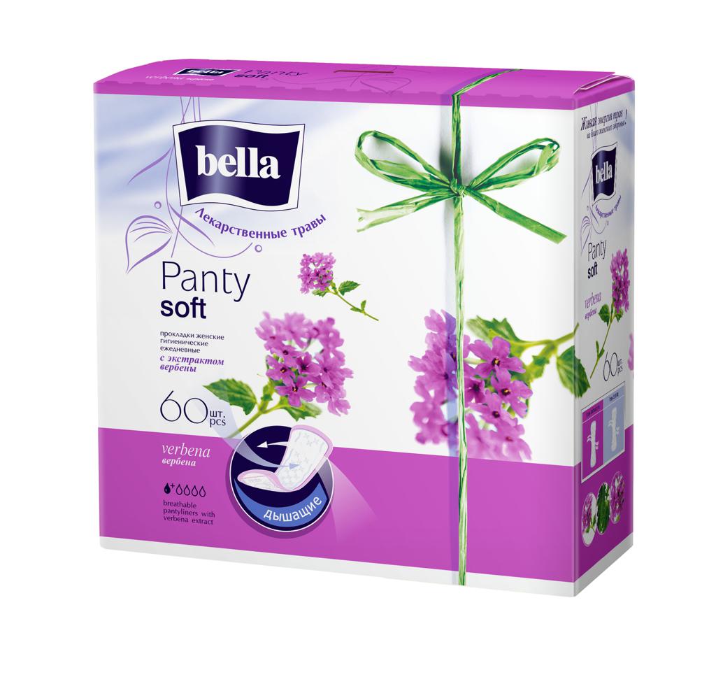 Прокладки ежедневные bella Herbs Panty Soft verbena 60шт