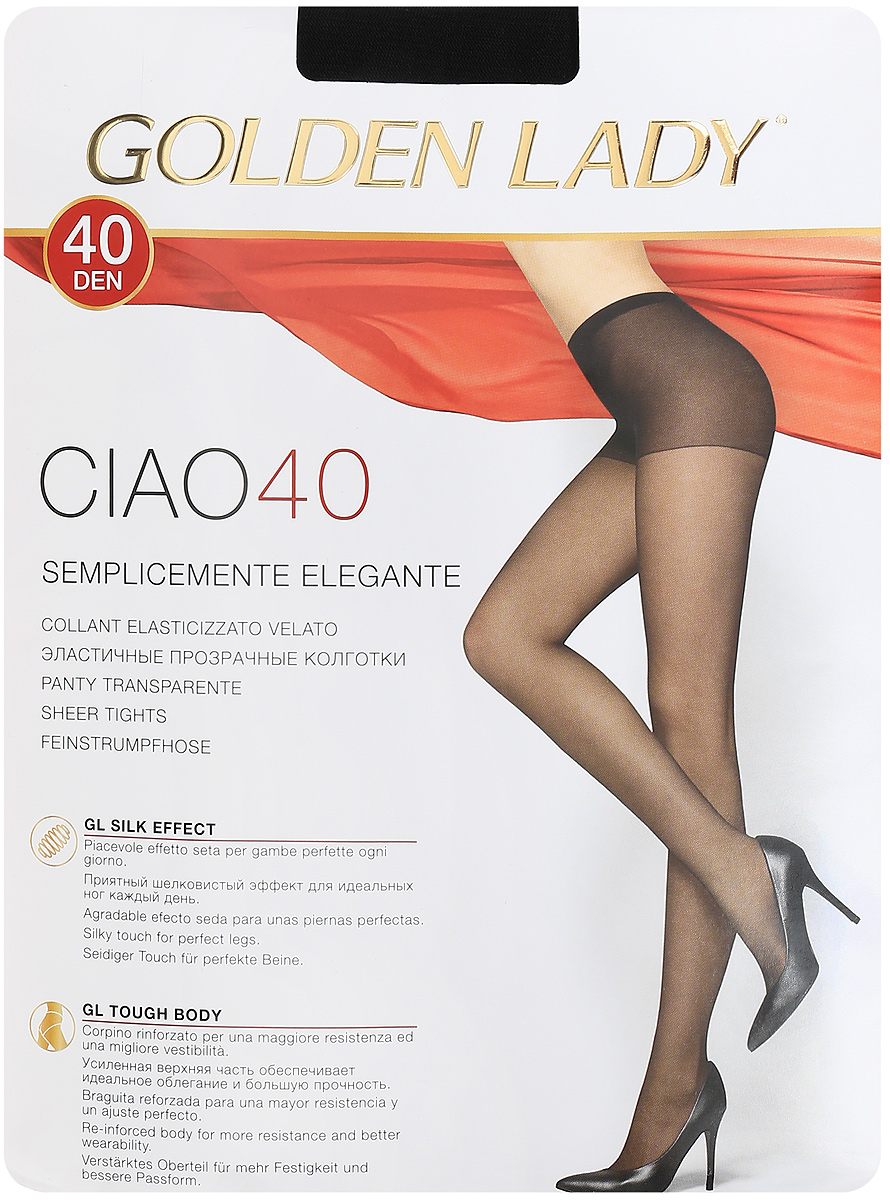 GOLDEN LADY Колготки CIAO/40den/nero/2