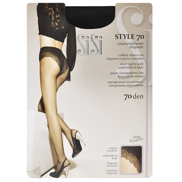 SISI Колготки STYLE/70den/nero/2