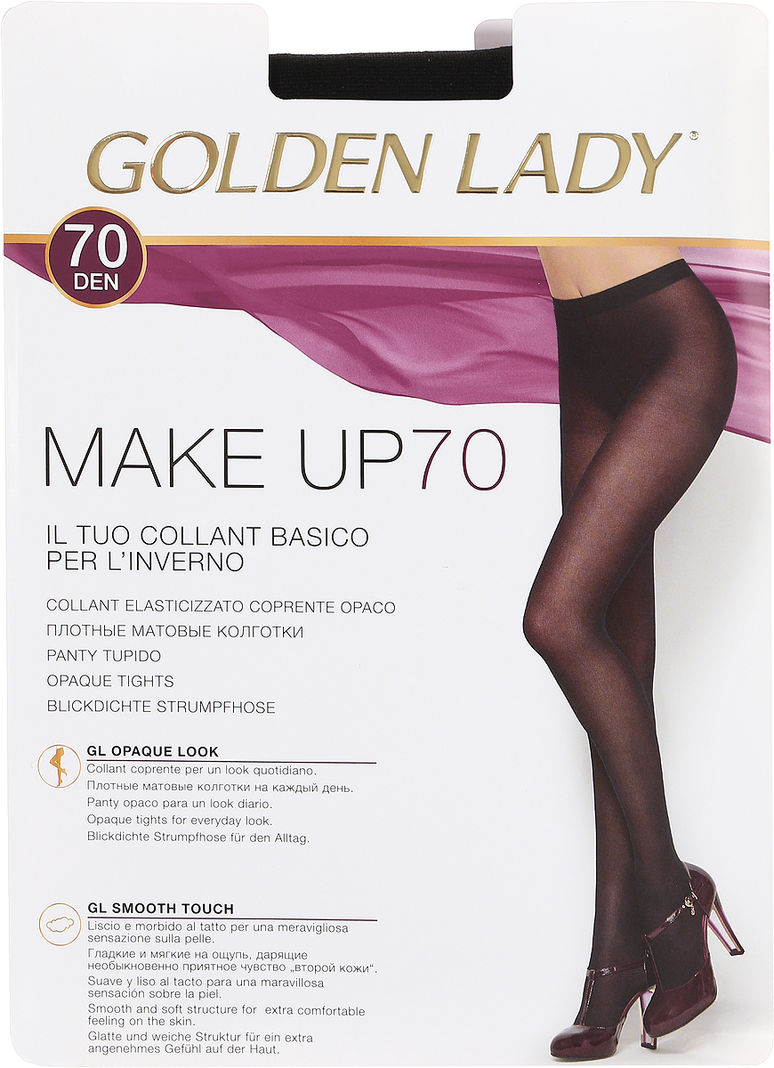 GOLDEN LADY Колготки MAKE UP/70den/nero/3