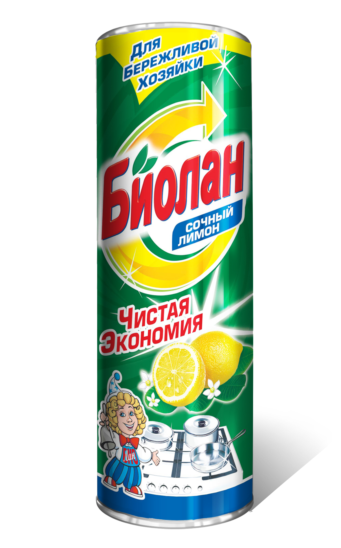 Чист/средство Биолан Сочный лимон 400гр